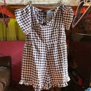 Off the shoulder romper